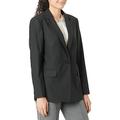 HUGO Damen Atana Regular-Fit Blazer aus Stretch-Gewebe Schwarz 34