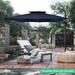 9 ft.Rotation Square Cantilever Tilt Patio Umbrella With Crank