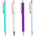 4Pcs Ballpoint Pens Comfortable Writing Pens Cute Pens Office Supplies for Women&Men