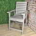 Beachcrest Home™ Midwest 23.12" Patio Bar Stool in Gray | 44 H x 26 W x 25 D in | Wayfair E7BBFFBF78C44FE1B606663F84961C53