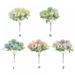 Artificial Fake Peony Silk Hydrangea Bouquet Plastic Silk Peony Flower for Home Office Party Decor