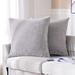 Latitude Run® Wool Blend Throw Square Pillow Cover Wool Blend/Wool in Gray | 20 H x 20 W x 2 D in | Wayfair 4EF6DA6E032D4FDCA9B5263C5C21FC9E