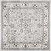 Black 48 x 48 x 0.3 in Area Rug - Canora Grey Michealle Oriental Machine Woven Indoor/Outdoor Area Rug in Gray/ | 48 H x 48 W x 0.3 D in | Wayfair