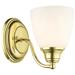 Somerville 1 Light Polished Brass Wall Sconce