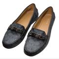 Coach Shoes | Coach Smoke Olive Flats Black/Gray Size 7.5 | Color: Black/Gray | Size: 7.5