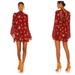 Free People Dresses | Free People Tate Mock-Neck Tunic Mini Dress | Color: Red | Size: Xs