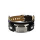 Fossil Bracelet for Men , Total length: 242mm, Width of ID: 29mm black Stainless Steel Bracelet, JF84816040