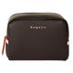 Kosmetiktasche BUGATTI "ELLA" Gr. B/H/T: 20 cm x 15 cm x 8 cm onesize, braun (dunkelbraun) Damen Taschen Beauty Cases Kosmetiktaschen