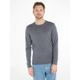 Rundhalspullover CALVIN KLEIN "SUPERIOR WOOL CREW NECK SWEATER" Gr. XL, grau (mid grey) Herren Pullover Rundhalspullover