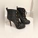 Tory Burch Shoes | New Tory Burch Lace Up Ankle Boots Size 5 | Color: Gray | Size: 5