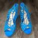 Jessica Simpson Shoes | Jessica Simpson Blue Suede Heel. 7 1/2 | Color: Blue | Size: 7.5