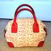 Dooney & Bourke Bags | Dooney & Bourke Women Ivory Red Handbag Purse | Color: Cream/Red | Size: Os