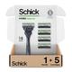 Schick Hydro Sensitive Razor for Men — Razor for Men Sensitive Skin with 5 Razor Blades