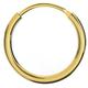 AZARIO LONDON 14K Solid Yellow Gold Septum Ring/Solid Gold Nose Ring- Hinged Segment Ring - 18 Gauge - 8mm Diameter Septum Clicker