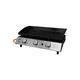 Dellonda 3 Burner Portable Gas Plancha 7.5kW BBQ Griddle, Stainless Steel - DG22