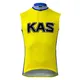 KAS TEAM – gilet de cyclisme rétro coupe-vent sans manches respirant pour vtt