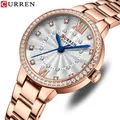 Istro REN-Montre en or étanche pour femme bracelet en acier créatif horloge féminine montres pour