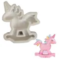 Moule en Silicone en forme de cheval licorne troie Fondant gâteau outils de décoration Cupcake