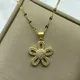 Collier chaîne fleur en acier inoxydable pour petite amie cadeau bijoux à la mode nouveau