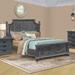 One Allium Way® Luanda Panel Bed Wood in Gray | 72 H x 67 W x 89 D in | Wayfair C2951705BB4B4D778E1E66BE2BB2D699