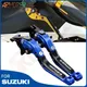 Leviers de frein et d'embrayage extensibles et pliables accessoires de moto pour Suzuki v-strom 650