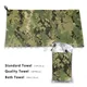 Serviette de bain camouflage Aor2 coussin de plage armée américaine