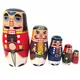 Casse-noisette en bois fait à la main poupées russes Matryoshka ornements de table pour enfants