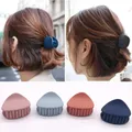 Pinces à cheveux Design mode coréenne pour femmes 1 pièce couleur unie crabe rétro carré pour