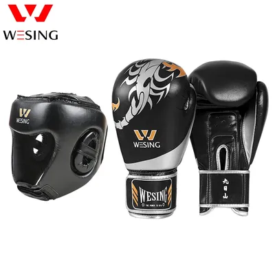 Wesing-Équipement d'entraînement de boxe Sanda équipement de sauna et gants ensembles de