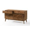 Wade Logan® Aukai Modern Walnut Bedroom Set Wood in Brown | 39 H x 69 W x 82 D in | Wayfair CD37D434EA794133956F4E4479665DAF