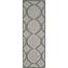 Gray 84 x 27 x 1 in Area Rug - Wildon Home® Leland Geometric Hand Braided Wool Area Rug in Wool | 84 H x 27 W x 1 D in | Wayfair