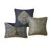 Waterford Bedding Vaughn 3 Piece Throw Pillow Set Polyester/Polyfill blend | 18 H x 18 W x 1 D in | Wayfair DPVGHNW418AST