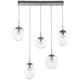 Hammerton Studio Levi Wilson Nebula 42 Inch 5 Light Linear Suspension Light - PLB0067-05-BS-ZS-C01-L1