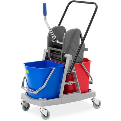 Profi Putzwagen Reinigungswagen mit Presse Wischeimer Putzeimer 34 L Image