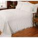 Full size Chenille Cotton Bedspread with Fringe Edges