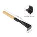 10.6" Hand Gardening Rake, Manganese Steel Hardened Loosening Soil Tool, Black - 10.63x2.17 inch, 1Pcs