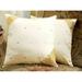 Cream-Decorative handcrafted Cushion Cover, Throw Pillow case Euro Sham-6 Sizes
