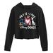 Disney Classics - Cats & Dogs - Peace Love Disney Dogs - Juniors Cropped Pullover Hoodie