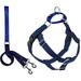 2 Hounds Design Freedom No Pull Dog Harness | Adjustable Gentle Comfortable Control for Easy Dog Walking |for Small Medium and Large Dogs | Made in USA | Leash Included | 1 XL Navy
