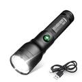 High Power LED Flashlight USB C Rechargeable COSMOING 600 Lumen Tactical Flashlight IP65 Waterproof Handheld Flashlight for Emergency Police Law Enforcement Hunting Camping Hiking