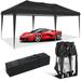 10 x20 Ez Pop Up Canopy Tent Commercial Instant Canopies Outdoor Party Canopies Portable Folding Canopy Waterproof Anti-UV Patio Shelter with Carrying Bag Black