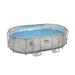 Coleman Power Steel Frame 16 x 10 x 48 Oval Above Ground Pool Set