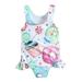 LBECLEY Girls Bathing Suits 7-16 Kids Toddler Baby Girls Spring Summer Floral Cotton Sleeveless Bodysuit Romper Holiday Beach Swimwear Clothes Girls Overalls Size 6 White 80