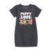 Paw Patrol - Puppy Luv - Toddler And Youth Girls Fleece Dress