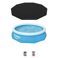 Bestway 10 x 30 Fast Set Inflatable Above Ground Pool w/ Pump & Cover