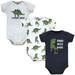 Hudson Baby Infant Boys Cotton Bodysuits Dinomite Dude 12-18 Months