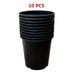 ALL-CARB Nursery Pot 1 Gallon 1 Gal 2 Gal 3 Gal 5 Gal 7 Gal 10 Gal 15 Gal Nursery Container Injection Molded Pot Fit for Plants Soil Growers or Hydroponics (10 1 Gallon)