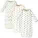 Touched by Nature Unisex Baby Organic Cotton Gowns Prints Foxes Preemie/Newborn