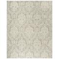 SAFAVIEH Abstract Constantine Damask Wool Area Rug Grey/Ivory 9 x 12