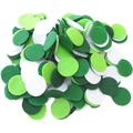 Playfully Ever After Green Dark Green Light Green & White Craft Felt Circles (2 Inch - 58pc)